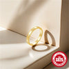 Wholesale S925 Sterling Silver Love Smooth Classic Women's Ring With Geometric Design