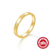 Wholesale S925 Sterling Silver Love Smooth Classic Women's Ring With Geometric Design