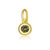Wholesale S925 Sterling Silver Lucky Birthstone Pendant Necklace With Diamond Design And Platinum Or 18K Gold Electroplating