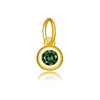 Wholesale S925 Sterling Silver Lucky Birthstone Pendant Necklace With Diamond Design And Platinum Or 18K Gold Electroplating