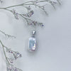 Wholesale S925 Sterling Silver Melon Buckle Pendant Irregular Four Leaf Clover Light Water Pearl Baroque Necklace