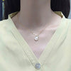 Wholesale S925 Sterling Silver Mermaid Fritillary Fish Tail Clavicle Necklace With Electroplating
