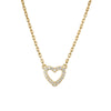 Wholesale S925 Sterling Silver Micro Inlaid Zircon Hollow Heart Shaped Love Necklace With Cross Chain And Electroplating For Women Fashion Fresh Sweet Clavicle Chain