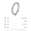 Wholesale S925 Sterling Silver Microinlaid Diamond Geometric Light Luxury Women's Ring