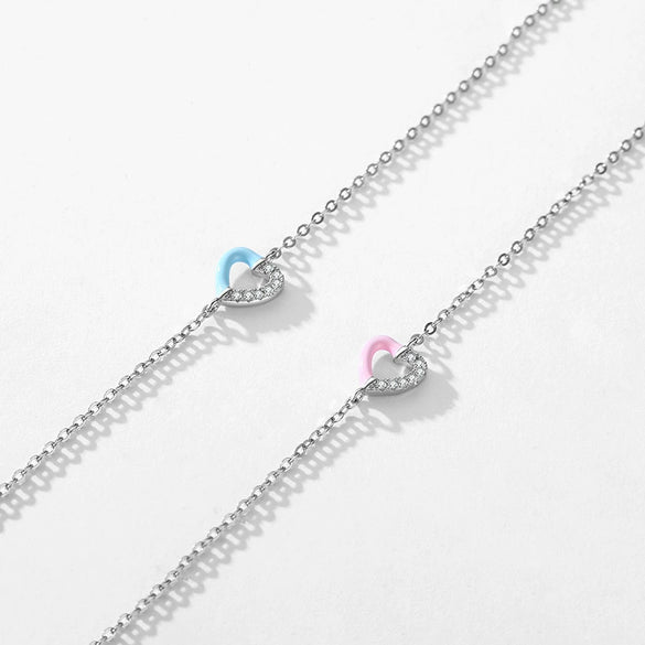 Wholesale S925 Sterling Silver Microinlaid Heart Bracelet For Women Niche Design Fashion Allmatch