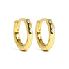 Wholesale S925 Sterling Silver Microinlaid Zircon Circle Geometric Retro Fashion Earrings