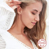Wholesale S925 Sterling Silver Mini Five Pointed Star Geometric Ear Studs Earrings Set Of 3 With Electroplating For Women