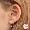 Wholesale S925 Sterling Silver Mini Tropical Fruit Geometric Simple Creative Earrings For Women