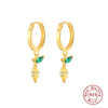 Wholesale S925 Sterling Silver Mini Tropical Fruit Geometric Simple Creative Earrings For Women