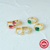 Wholesale S925 Sterling Silver Minimalist Elegant Design Electroplated Diamond Embedded Earrings For Women
