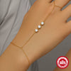 Wholesale S925 Sterling Silver Minimalist Geometric Diamond Zircon Bracelet For Women With Electroplating And Real Gold Plating