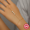 Wholesale S925 Sterling Silver Minimalist Geometric Diamond Zircon Bracelet For Women With Electroplating And Real Gold Plating