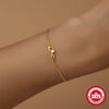 Wholesale S925 Sterling Silver Minimalist Geometric Infinite Cycle Lucky Love Diamond Bracelet With Electroplating Treatment
