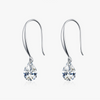 Wholesale S925 Sterling Silver Minimalist Water Drop Pendant Earrings With Electroplating For Women