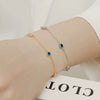 Wholesale S925 Sterling Silver Multicolored Geometric Zircon Bracelet With Electroplating For Women Fashion Sweet Niche Luxury Youth Rainbow Design Sense