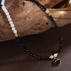 Wholesale S925 Sterling Silver Natural Black Agate Heartshaped Pendant Love Bracelet For Women