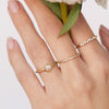 Wholesale S925 Sterling Silver Natural Freshwater Pearl Geometric Opening Adjustable Women's Ring With Electroplating