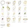 Wholesale S925 Sterling Silver Natural Freshwater Pearl Geometric Opening Adjustable Women's Ring With Electroplating