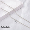 Wholesale S925 Sterling Silver Necklace With Box Ingot Melon Seeds Water Wave Starry Snake Bone Cross Design Electroplated