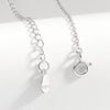 Wholesale S925 Sterling Silver Necklace With Geometric Bicycle Pendant And Austrian Crystal For Women