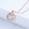 Wholesale S925 Sterling Silver Necklace With Threedimensional Smiley Face Inlaid Stone Electroplated Cross Chain For Female