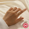 Wholesale S925 Sterling Silver Octagonal Star Single Diamond Ring For Women With Real Gold Plating And Electroplating Treatment