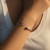 Wholesale S925 Sterling Silver Open Bracelet With Shijia Crystal Pearl And Moonstone Diamond Treated
