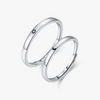Wholesale S925 Sterling Silver Open Ring Women's Fashion All Match Sun Moon And Stars Design Electroplated