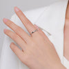 Wholesale S925 Sterling Silver Open Ring Women's Fashion All Match Sun Moon And Stars Design Electroplated