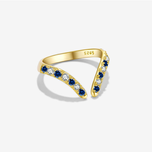 Wholesale S925 Sterling Silver Opening Adjustable Ring With Irregular Design And Electroplating For Women Fashion Ol Style Geometric