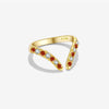 Wholesale S925 Sterling Silver Opening Adjustable Ring With Irregular Design And Electroplating For Women Fashion Ol Style Geometric