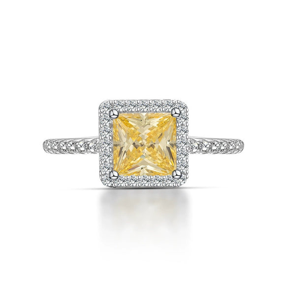 Wholesale S925 Sterling Silver Oval Ring With High Carbon Diamond And Geometric Pattern Electroplated For Women