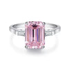 Wholesale S925 Sterling Silver Oval Ring With High Carbon Diamond And Geometric Pattern Electroplated For Women