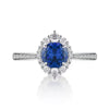Wholesale S925 Sterling Silver Oval Ring With High Carbon Diamond And Geometric Pattern Electroplated For Women