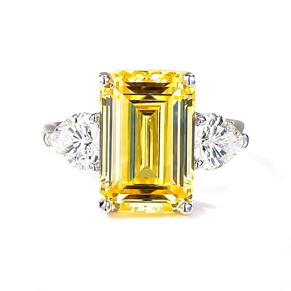 Wholesale S925 Sterling Silver Oval Ring With High Carbon Diamond And Geometric Pattern Electroplated For Women