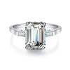 Wholesale S925 Sterling Silver Oval Ring With High Carbon Diamond And Geometric Pattern Electroplated For Women