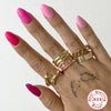 Wholesale S925 Sterling Silver Personality Hands Hug Joint Ring With Zirconia For Women