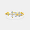 Wholesale S925 Sterling Silver Petal Geometric Retro Simple Ring With Electroplating Treatment For Women And Unisex