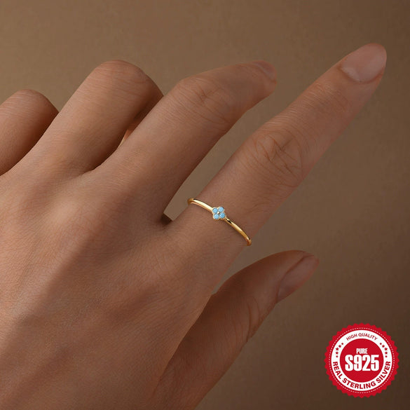 Wholesale S925 Sterling Silver Petal Turquoise Diamond Jewelry Set With Simple Style And Environmentally Friendly Electroplating For Women