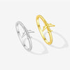 Wholesale S925 Sterling Silver Plain Circle Plane Design Ring With Electroplating For Women And Unisex