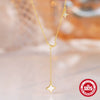 Wholesale S925 Sterling Silver Plated Venus Moon Drop Oil Four Mans Star Pendant Tassel Necklace With Geometric Design And Electroplating For Women