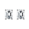Wholesale S925 Sterling Silver Platinum Plated Square Light Luxury Elegant Design Electroplated Women's Earrings