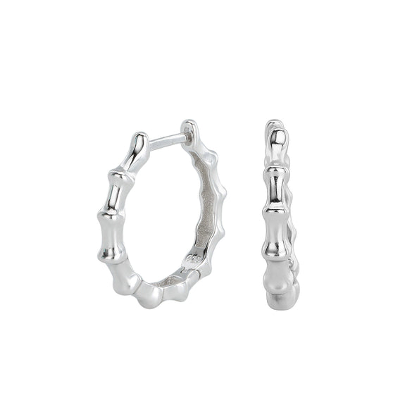 Wholesale S925 Sterling Silver Retro Women's Earrings With Geometric Pattern And Inlaid Zircon