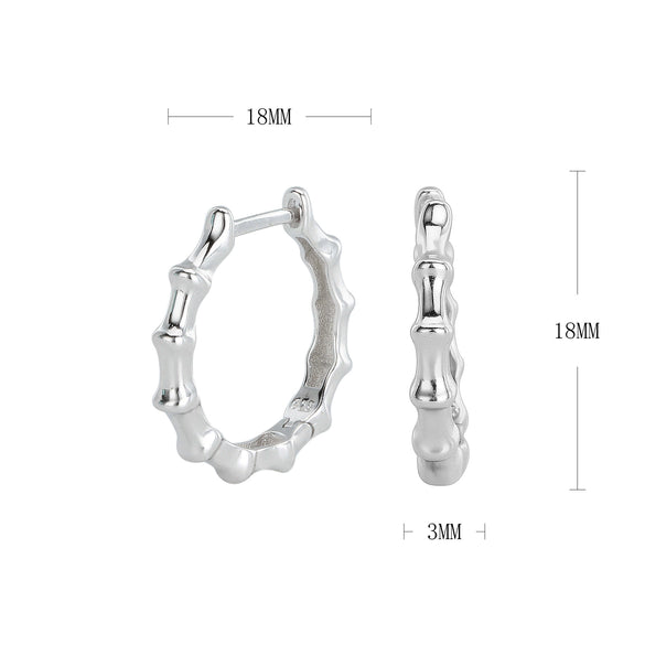 Wholesale S925 Sterling Silver Retro Women's Earrings With Geometric Pattern And Inlaid Zircon