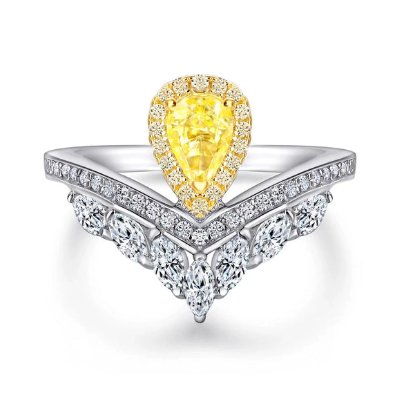 Wholesale S925 Sterling Silver Ring Retro Style With Inlaid High Carbon Diamond Geometric Pattern Electroplated For Women