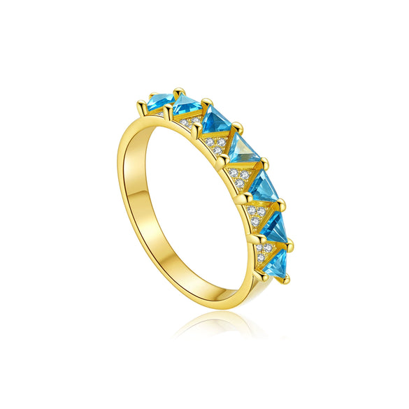 Wholesale S925 Sterling Silver Ring With Geometric Pattern Retro Design Electroplated With Platinum Or 18K Gold For Women And Unisex