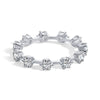Wholesale S925 Sterling Silver Ring With High Grade Zircon Inlaid Light Luxury Geometric Design