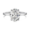 Wholesale S925 Sterling Silver Ring With High Grade Zircon Inlaid Light Luxury Geometric Design