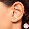 Wholesale S925 Sterling Silver Round Cross Tassel Flat Bottom Internal Thread Piercing Ear Bone Nail For Women With Geometric Design And Electroplating