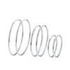 Wholesale S925 Sterling Silver Round Earrings With Zircon Inlay And Electroplating